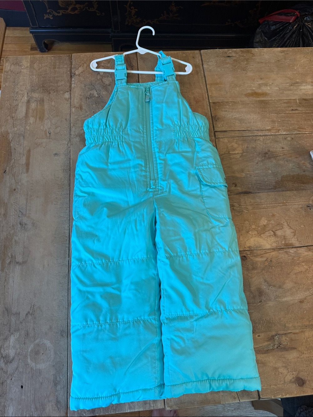 Carter's Bright Teal Kids Snow Overalls